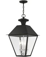 Livex Wentworth 4 Light Outdoor Pendant Lantern