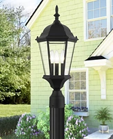 Livex Hamilton 3 Light Outdoor Post Top Lantern