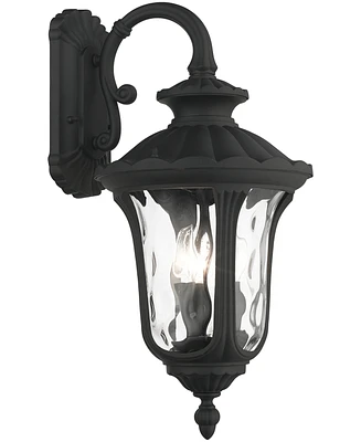 Livex Oxford 3 Light Outdoor Wall Lantern