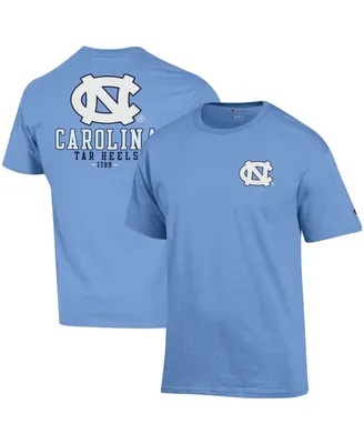 Men's Champion Carolina Blue North Tar Heels Stack 2-Hit T-shirt