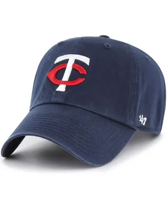Men's '47 Brand Navy Minnesota Twins Clean Up Adjustable Hat