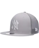 Men's New Era Gray New York Yankees 2023 On-Field Batting Practice 9FIFTY Snapback Hat