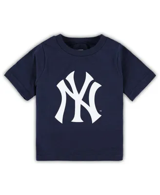 Infant Boys and Girls Navy New York Yankees Team Crew Primary Logo T-shirt