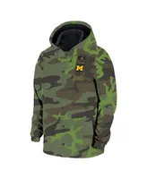 Men's Jordan Camo Michigan Wolverines Hoodie Full-Snap Jacket