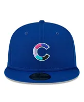 Men's New Era Royal Chicago Cubs 2016 World Series Polar Lights 59FIFTY Fitted Hat