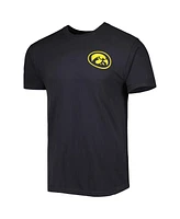 Men's Black Iowa Hawkeyes Hyperlocal T-shirt