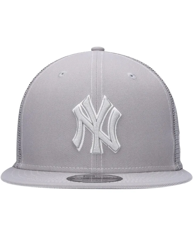 Men's New Era Gray New York Yankees 2023 On-Field Batting Practice 9FIFTY Snapback Hat