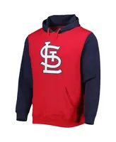 Men's Stitches Red, Navy St. Louis Cardinals Team Pullover Hoodie