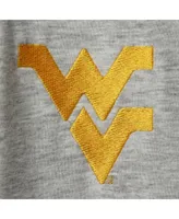 Men's Champion Heathered Gray West Virginia Mountaineers Field Day Team Quarter-Zip Jacket