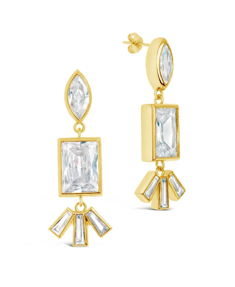 Sterling Forever Bella Drop Earrings