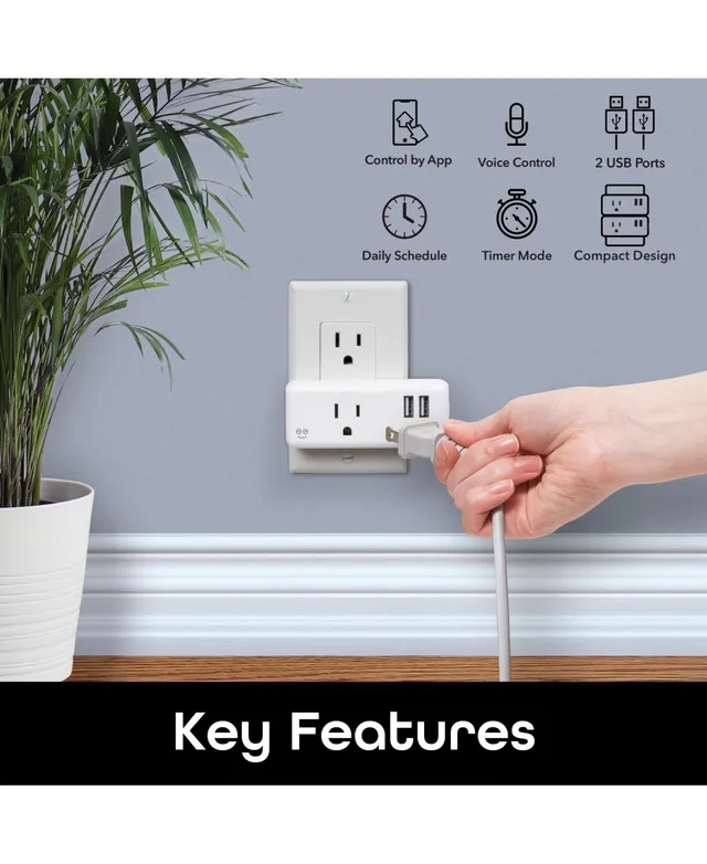 Geeni Indoor/Outdoor Smart Plug Weatherproof, 1 Socket –No Hub Wireless  Remote Control and Timer –Works with  Alexa, Google Assistant,  Requires 2.4 GHz Wi… in 2023