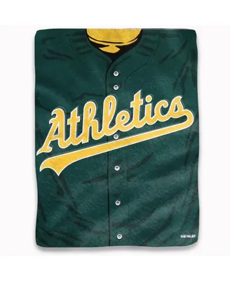 The Northwest Company Oakland Athletics 50'' x 60'' Jersey Silk Touch Throw Plush Blanket
