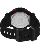 Timex Ufc Men's Quartz Impact Resin Black Watch, 50mm