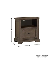 Huron Lateral File Cabinet with Casters