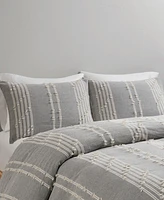 Ink+Ivy Kara Jacquard 3-Pc. Duvet Cover Set, Full/Queen