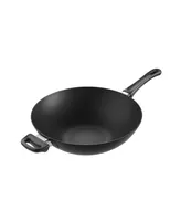 Scanpan Classic Plus Stratanium+ Nonstick 12.5" Wok, Black