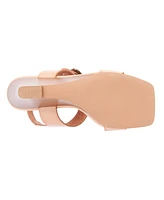 Velma Women's 2 Band Buckle Wedge Sandals