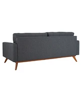 Gneiss 85" Modern Linen Sofa