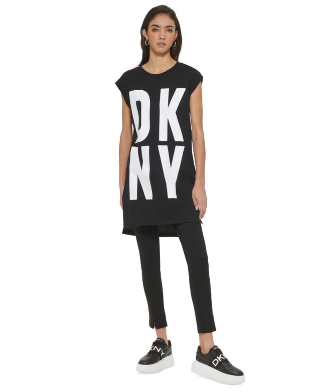 Dkny High-Low Logo Tunic