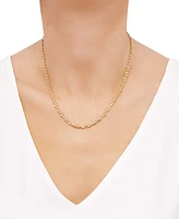 Italian Gold Mariner Link 20" Chain Necklace in 10k Gold