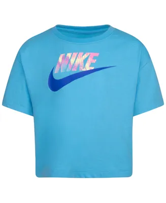 Nike Little Girls Snack Pack Boxy Short Sleeves T-shirt