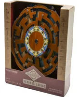 Dendera Zodiac Wooden Puzzle Based On The Ancient Night Sky, Medium Difficultly, Twist The Maze To Open New Pathways For Both Ball Bearings To Navigat