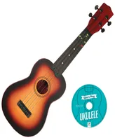 Uke'N Play Ukulele Kit Learn How To Play Ukulele At Home, Comes With Specially Made Ukulele For Beginners And Experts Cd included With Tips And Songs