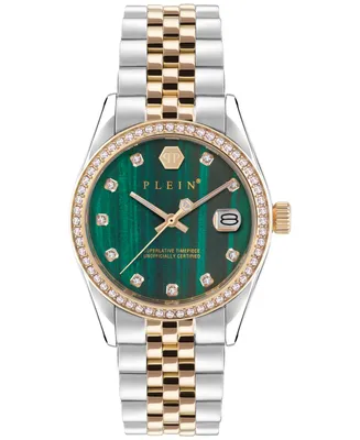 Philipp Plein Women's Date Superlative Two-Tone Stainless Steel Bracelet Watch 34mm