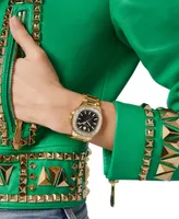 Philipp Plein Women's Spectre Lady Gold Ion-Plated Bracelet Watch 38mm