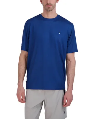 Spyder Men's Short-Sleeve Raglan Sleeve Swim Shirt
