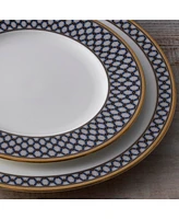 Noritake Blueshire Set of 4 Dinner Plates, Service For 4