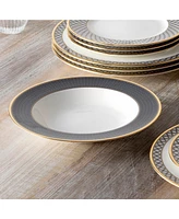 Noritake Blueshire Set of 4 Soup Bowls, Service For 4