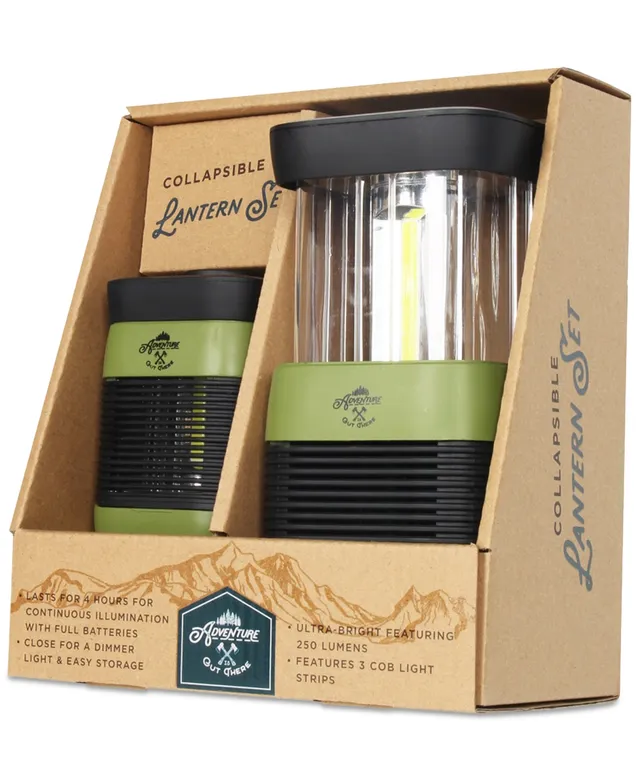 Adventure is Out There Collapsible Lantern Set