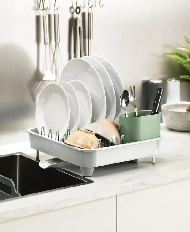 Joseph Joseph  Extend Expandable Dish Rack - Light Stone & Sage