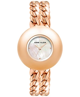 Anne Klein Women's Dual Chain Bracelet Watch 33mm