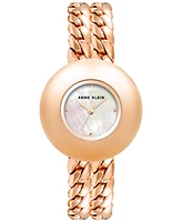 Anne Klein Women's Dual Chain Bracelet Watch 33mm