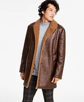 Ben Sherman Men's Shearling Classic Fit Overcoats