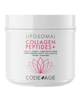 Codeage Liposomal Collagen Peptides Powder + Vitamin C & Quercetin Phytosome, Phospholipid Complex, Grass-Fed Pasture