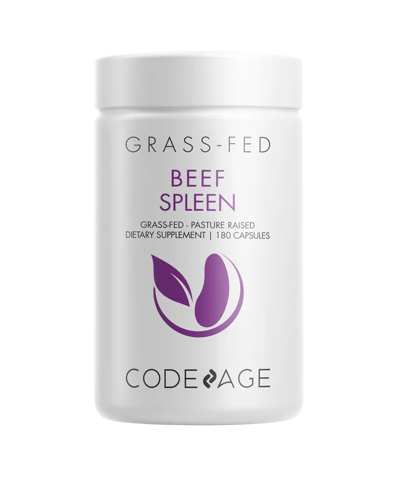 Codeage Beef Spleen Supplement - Grass-Fed, Freeze Dried, Non