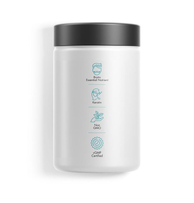 Codeage Hair Vitamins 10000 mcg Biotin, Keratin, Collagen, Vitamin A, B12, C, D3, E, Zinc, Turmeric, Probiotics, Enzymes, Inositol