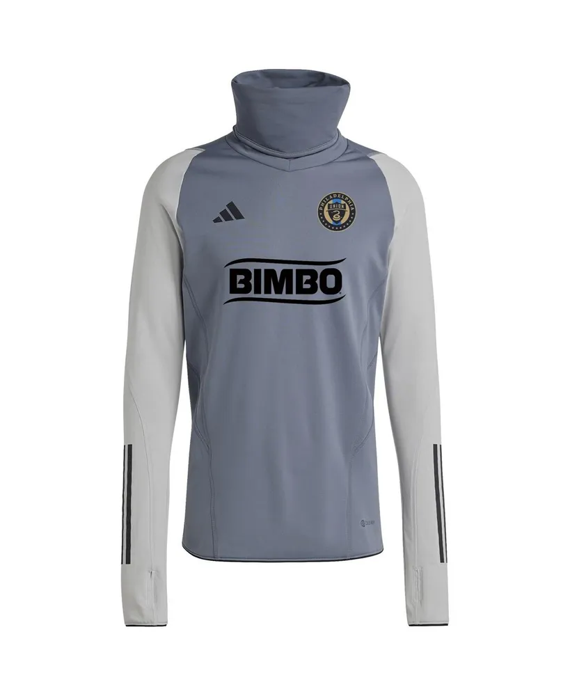 Men's adidas Gray Philadelphia Union Warm Raglan Cold.rdy Top