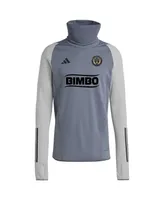 Men's adidas Gray Philadelphia Union Warm Raglan Cold.rdy Top