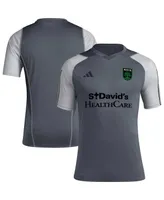 Men's adidas Gray Austin Fc 2023 On-Field Training Jersey