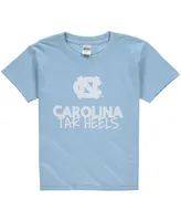Big Boys and Girls Carolina Blue North Carolina Tar Heels Crew Neck T-shirt