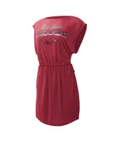 Women's G-iii 4Her by Carl Banks Cardinal Arkansas Razorbacks Goat Swimsuit Cover-Up Dress