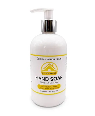 Clean Design Home Citrus Hand Soap, 12 oz
