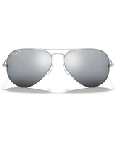 Ray-Ban Polarized Sunglasses, RB3025 Aviator Mirror