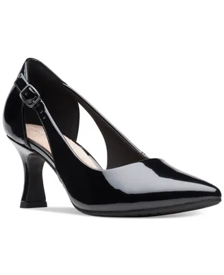 Clarks Women's Kataleyna Rae Side-Cutout Comfort Pumps