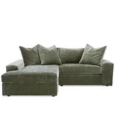 Michola 98" 2-Pc. Fabric Sectional with Chaise, Created for Macy's