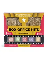 Urban Accents Box Office Hits Popcorn, Set of 8